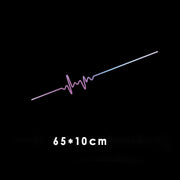 Car Electrocardiogram Creative Sound Wave Chart Car Sticker