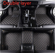 Car Fully Surrounded Leather Floor Mat Pad All Weather Protection