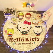Explosion models Ins cotton car storage mat storage toy mats Round outing children climbing mat storage bag
