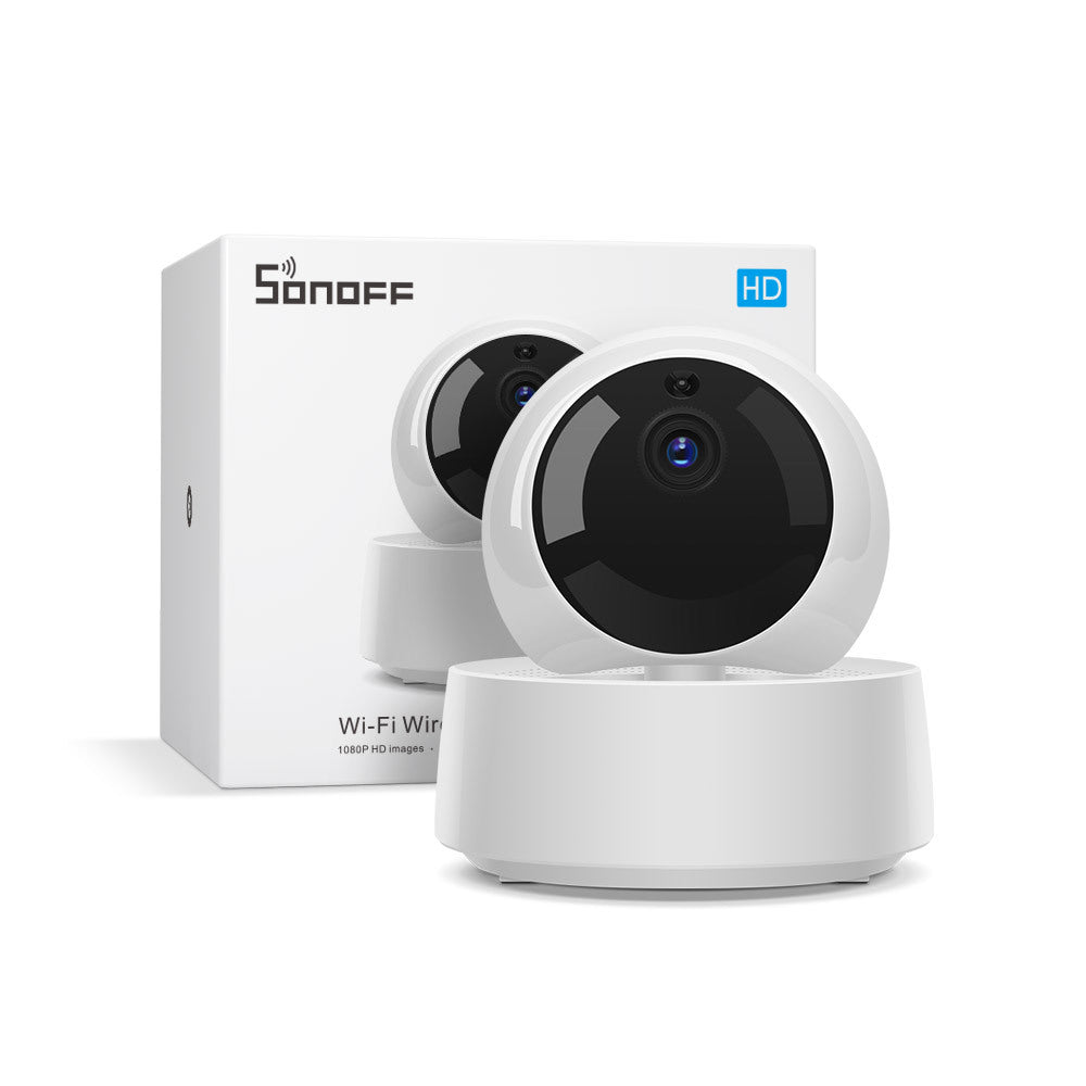 Sonoff 1080P HD IP Security Camera Wi-Fi Wireless APP Controlled GK-200MP2-B Motion Detective 360 Viewing Activity Alert Camera