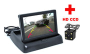Car Baby Rearview Mirror Observation Mirror For Baby Safety Seats In Car Infrared Surveillances Camera