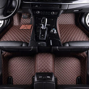 Car Fully Surrounded Leather Floor Mat Pad All Weather Protection