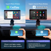 7 IPS Car Smart Screen Wireless Car play Auto Mobile Phone Projection Screen Navigation