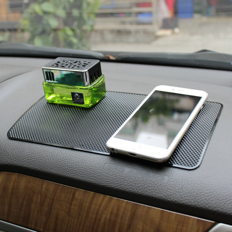 Car mat, Large mesh pattern, Super sticky 180 degrees, Can not be summer sun pu spider ornaments storage mat