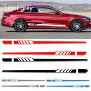 Side skirt stripe side car sticker