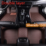 Car Fully Surrounded Leather Floor Mat Pad All Weather Protection
