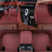 Car Fully Surrounded Leather Floor Mat Pad All Weather Protection