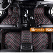 Car Fully Surrounded Leather Floor Mat Pad All Weather Protection