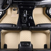 Car Fully Surrounded Leather Floor Mat Pad All Weather Protection
