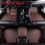 Car Fully Surrounded Leather Floor Mat Pad All Weather Protection