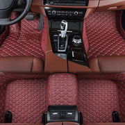 Car Fully Surrounded Leather Floor Mat Pad All Weather Protection