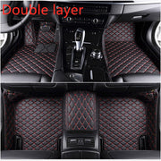 Car Fully Surrounded Leather Floor Mat Pad All Weather Protection