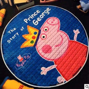 Explosion models Ins cotton car storage mat storage toy mats Round outing children climbing mat storage bag