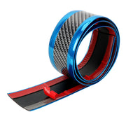 Car Carbon Fiber Pattern Door Sill, Decorative Protective Sticker