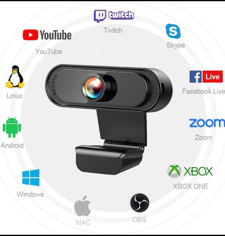 1080P2K HD Video Conference Network Class Drive-free Computer USB Webcam