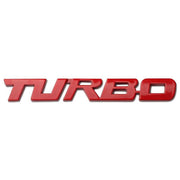 Metallic Personality SPORTS TURBO Decorative Car Logo